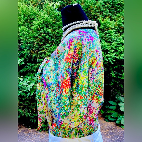 Spense short sleeves tie bow blouse - Picture 4 of 5